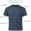 imageGildan Unisex Adult Softstyle CVC Short Sleeve TShirt Style G67000 MultipackNavy Mist 36pack