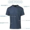 imageGildan Unisex Adult Softstyle CVC Short Sleeve TShirt Style G67000 MultipackNavy Mist 4pack
