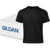 imageGildan Unisex Adult Softstyle CVC Short Sleeve TShirt Style G67000 MultipackPitch Black 36pack
