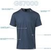 imageGildan Unisex Adult Softstyle CVC Short Sleeve TShirt Style G67000 MultipackPitch Black Mist 4pack