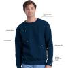 imageMens Crew Sweatshirt Style GHF000 Black Large
