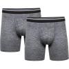 imageGildan Mens Performance Mens Driftknit Modern Underwear 2PackCaviar Htr Boxer Brief