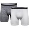 Caviar Htr/Grey Violet Htr (Boxer Brief)