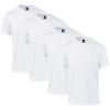 imageGildan Unisex Adult Softstyle CVC Short Sleeve TShirt Style G67000 MultipackWhite 4pack