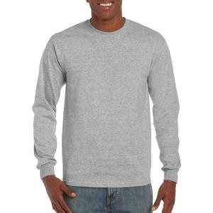 imageGildan Hammer Adult Long Sleeve TShirt 2Pack Style GH400Rs Sport Grey