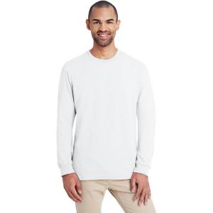 imageGildan Hammer Adult Long Sleeve TShirt 2Pack Style GH400White