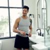 imageGildan Mens AShirt Tanks Multipack Style G1104BlackSport GreyCharcoal 5pack