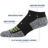 imageGildan Mens Active Strategic Cushion No Show Socks MultipairsBlackAcid 12pairs