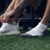 imageGildan Mens Active Strategic Cushion No Show Socks MultipairsWhiteGreyMerlot 6pairs