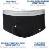 imageGildan Mens Brief Underwear MultipackGreyBlack 6 Pack