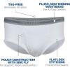 imageGildan Mens Brief Underwear MultipackWhite