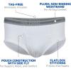 imageGildan Mens Brief Underwear MultipackWhite 6 Pack
