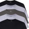 imageGildan Mens Crew TShirtsAssorted BlackGrey 4pack