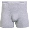 imageGildan Mens Underwear Boxer Briefs MultipackBlackCharcoalSport Grey 5pack  Shorter Length