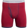 imageGildan Mens Underwear Boxer Briefs MultipackNavyHeather NavySport GreyDotNavy 5pack  Classic Length