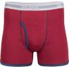 imageGildan Mens Underwear Boxer Briefs MultipackNavyHeather NavySport GreyDotNavy 5pack  Shorter Length