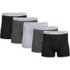 Black/Charcoal/Sport Grey (5-pack  Shorter Length)