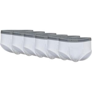 imageGildan Mens Brief Underwear MultipackWhite 6 Pack