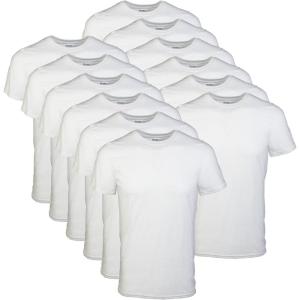 imageGildan Mens Crew TShirts Multipack Style G1100White 10pack