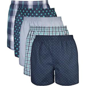 imageGildan Mens Underwear Boxers MultipackAssorted Navy 5pack