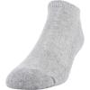 imageGildan Mens Active Cotton No Show Socks 10PairsGrey Heather