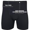imageGildan Mens Underwear Covered Waistband Boxer Briefs MultipackBlack 10pack