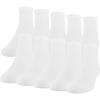 imageGildan Mens Active Cotton Ankle Socks 10PairsWhite