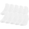 imageGildan Mens Active Cotton No Show Socks 10PairsWhite