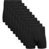 imageGildan Mens Underwear Covered Waistband Boxer Briefs MultipackBlack 10pack