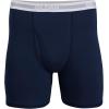 imageGildan Mens Underwear Boxer Briefs MultipackCardinal RedStripeMetro BlueDotNavy 5pack  Classic Length