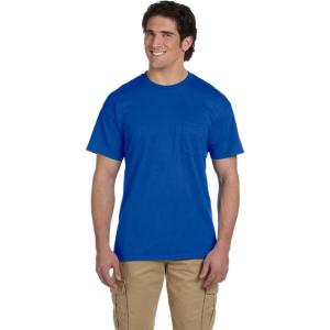 imageGildan Adult DryBlend Workwear TShirts with Pocket 2PackRoyal
