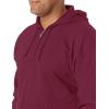 imageGildan Mens Full Zip Hooded SweatshirtCardinal Red