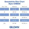 imageGildan Mens Full Zip Hooded SweatshirtCarolina Blue