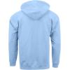 imageGildan Mens Full Zip Hooded SweatshirtCarolina Blue