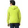imageGildan Mens Full Zip Hooded SweatshirtSafety Green 1pack