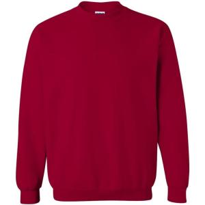 imageGildan Fleece Crewneck Sweatshirt Style G18000 Multipack1 Cardinal Red  1 Sport Grey