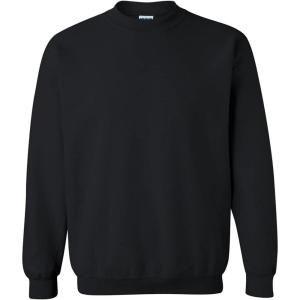 imageGildan Fleece Crewneck Sweatshirt Style G18000 MultipackBlacksafety Green