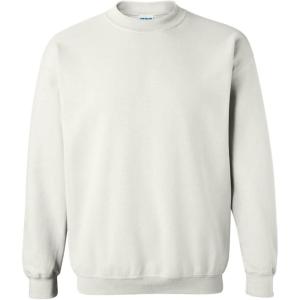 imageGildan Fleece Crewneck Sweatshirt Style G18000 MultipackDark Heatherwhite