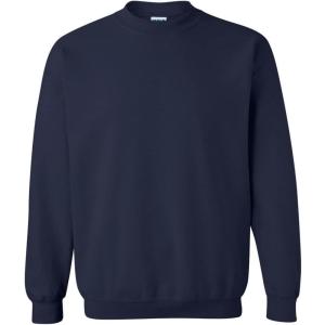 imageGildan Fleece Crewneck Sweatshirt Style G18000 MultipackNavyorange