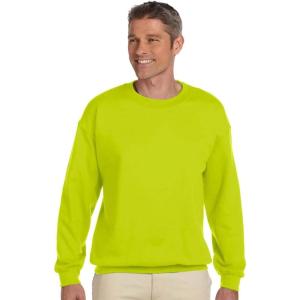 imageGildan Fleece Crewneck Sweatshirt Style G18000 MultipackSafety Green