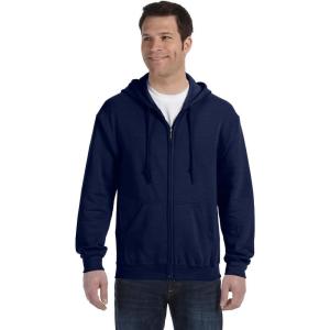 imageGildan Mens Full Zip Hooded SweatshirtNavy