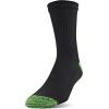 imageGildan Mens Polyester Half Cushion MidCrew Socks 12packAssorted