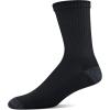 imageGildan Mens Polyester Half Cushion MidCrew Socks 12packBlack