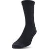 imageGildan Mens Polyester Half Cushion MidCrew Socks 12packBlack