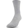 imageGildan Mens Polyester Half Cushion MidCrew Socks 12packGrey