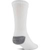 imageGildan Mens Polyester Half Cushion MidCrew Socks 12packWhite