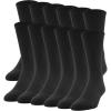 imageGildan Mens Performance Crew Socks 12 PairsBlack