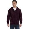 imageGildan Unisex Adult Fleece QuarterZip Cadet Collar Sweatshirt Style G18800Dark Chocolate