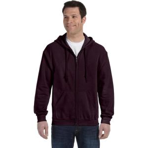 imageGildan Unisex Adult Fleece QuarterZip Cadet Collar Sweatshirt Style G18800Dark Chocolate
