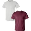 imageGildan Unisex Adult Ultra Cotton TShirt with Pocket Style G2300 2PackAshMaroon